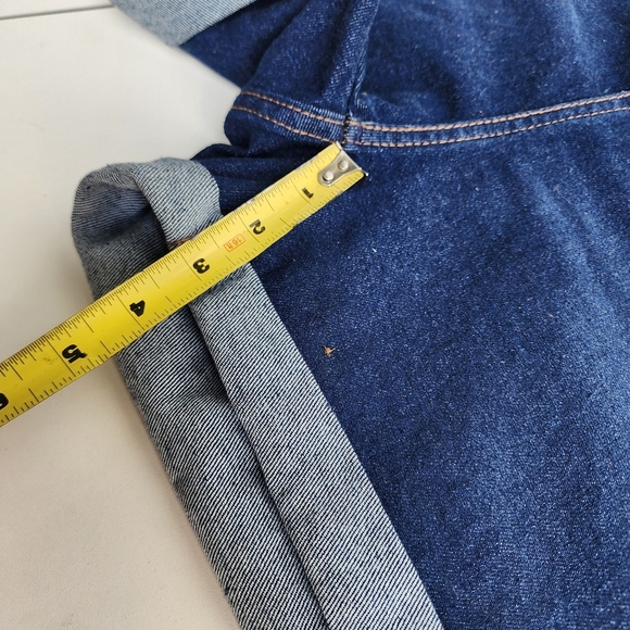 Levi’s Signature Women's Blue Denim Heritage High Rise Stretch Shorts Size 20W - Picture 3 of 10